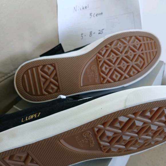 Converse Louie Lopez Pro Suede Low Black White Men's Casual Skate Shoes 163261C - Picture 4 of 6